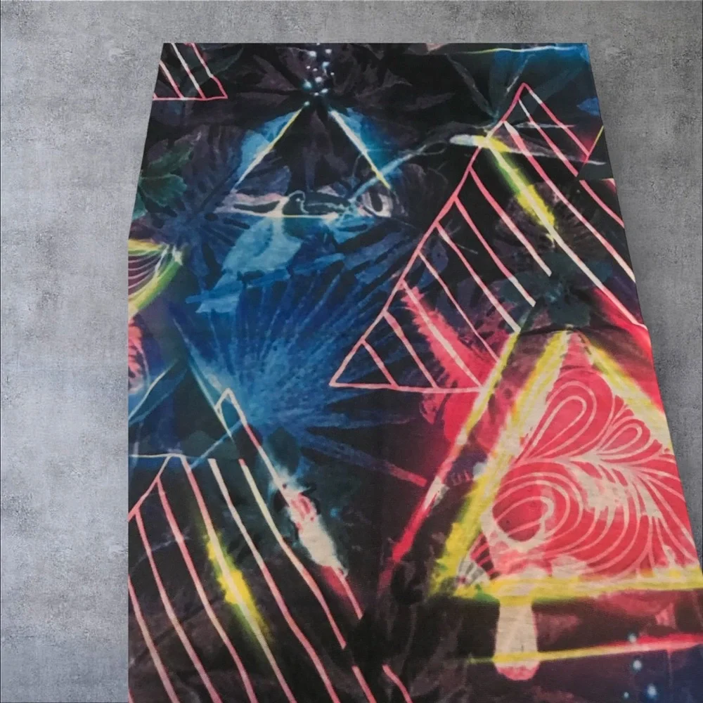 Geometric Print 16 n 1 Neck Gaiter Face Cover Dust Mask Biker Rag
